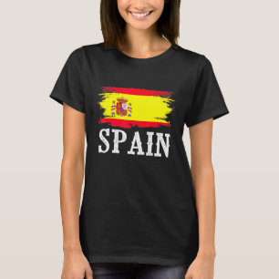 Vintage Spain Flag I Love Spain T-Shirt