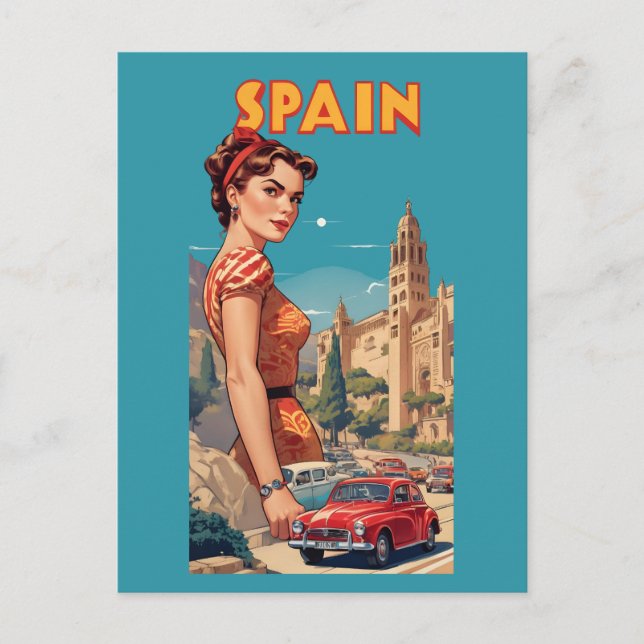 Vintage Spain Postcard (Front)