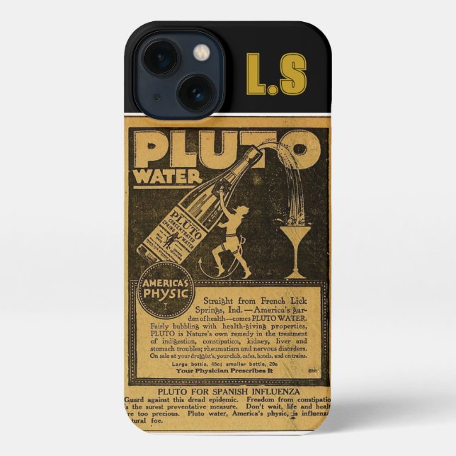 Vintage spanish flu tonic medication advertisement iPhone case (Back)