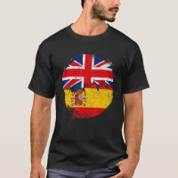 Vintage Spanish with British Flag Roots Spain