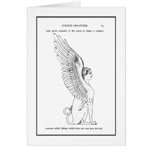 Vintage Sphinx illustration (Front)