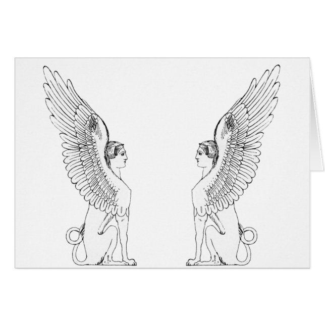 Vintage Sphinx illustration (Front Horizontal)