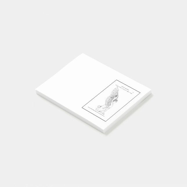 Vintage Sphinx illustration Post-it Notes (Angled)