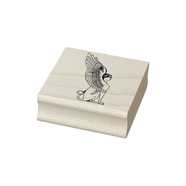 Vintage Sphinx illustration Rubber Stamp (Stamp)