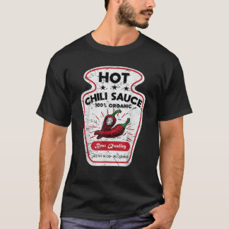 Vintage Spicy Chili Hot Sauce Costume Funny Hallow T-Shirt