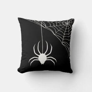 Vintage Spider Web Throw Pillow