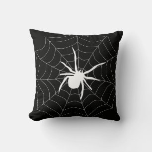 Vintage Spider Web Throw Pillow