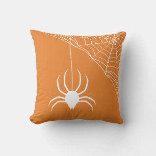 Vintage Spider Web Throw Pillow