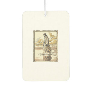 Vintage Spiritual Water Walk Engraving Air Freshener