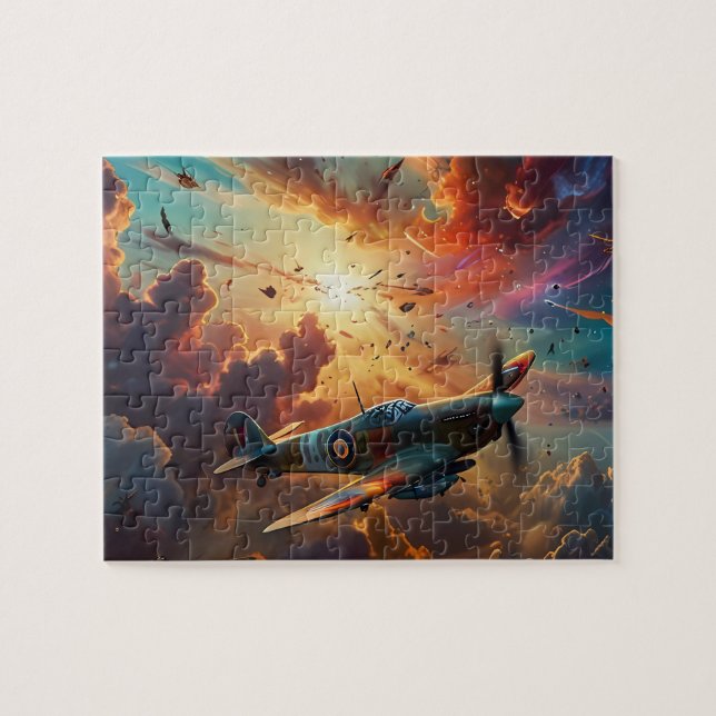 Vintage Spitfire Puzzle : Pièce Ensemble Histoire (Horizontal)