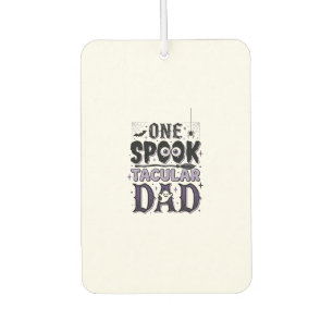 Vintage Spooktacular Dad Halloween Shirt Design_1 Air Freshener