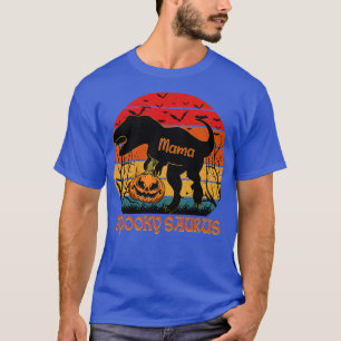 Vintage Spookysaurus Mama Mom Rex Dinosaur hallowe T-Shirt