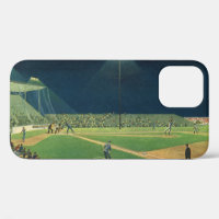 Vintage Sports, Baseball Game at Night