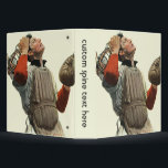 Vintage Sports Baseball Player, Catcher Look Up Binder<br><div class="desc">Vintage illustration old fashioned sports baseball design featuring a baseball team player. The puzzled catcher is looking up to the sky as if waiting for a ball to come back down and land in his mitt.</div>