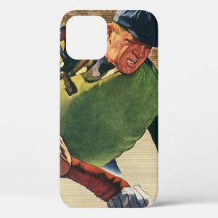 Vintage Sports Baseball Player, the Umpire iPhone 12 Case