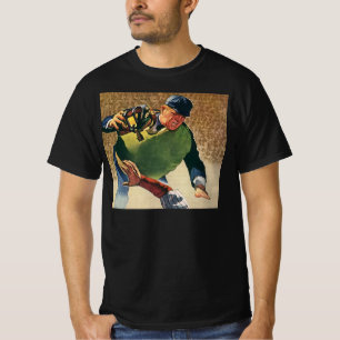 Vintage Sports Baseball Player, the Umpire T-Shirt