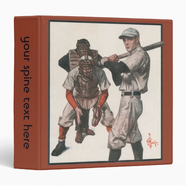 Vintage Sports Baseball Players Binder (Front/Spine)