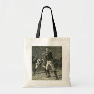 Vintage Sports, Baseball Players by Thulstrup Tote Bag