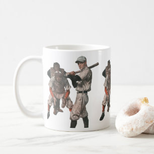 Vintage Sports Baseball Players Coffee Mug