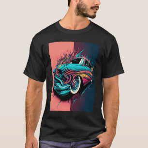 Vintage Sports Car  Retro Pop Sports Car  3 T-Shirt