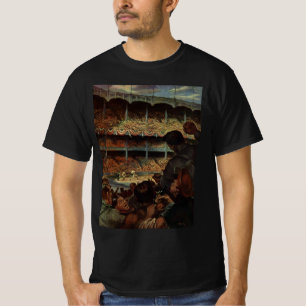 Vintage Sports Fans in a Baseball Stadium T-Shirt