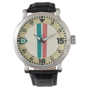 Vintage sports style retro watch