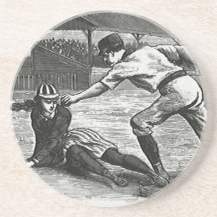 Vintage Sports, Victorian Women's Baseball Teams Coaster