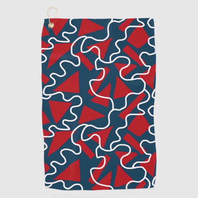 Vintage Sports Wear  Golf Towel (Front)