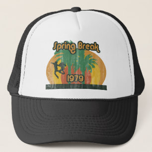 Vintage Spring Break 1979, 70s T-Shirt Trucker Hat