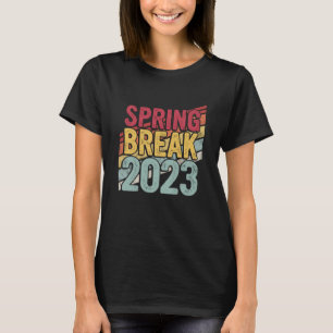 Vintage Spring Break 2023 Retro Matching Group T-Shirt