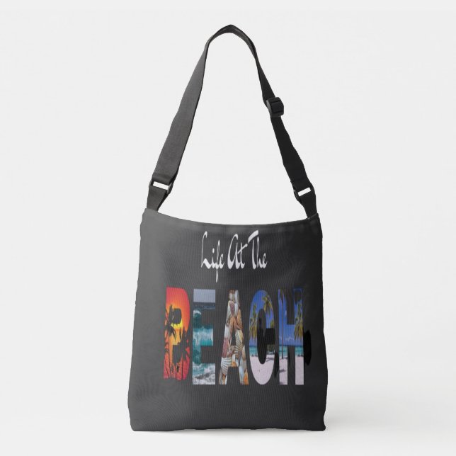 Vintage Spring Break Summer Crossbody Bag (Front)