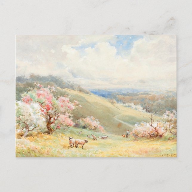 Vintage Spring by Joseph Rubens Powell Postcard (Front)