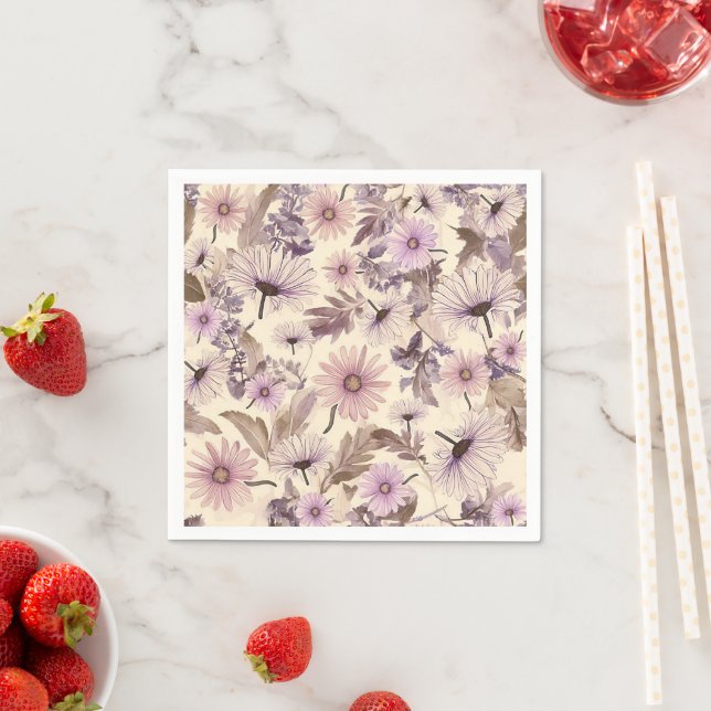 Vintage Spring Floral  Napkin (Insitu)
