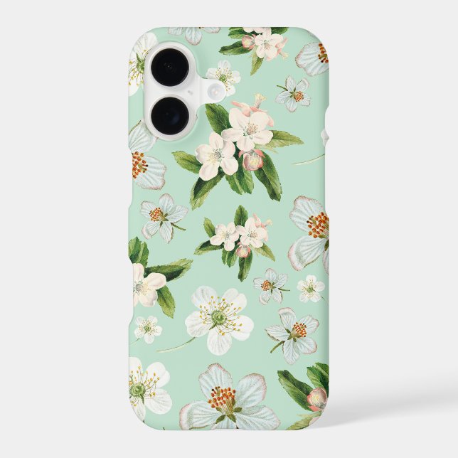 Vintage Spring Flower Blossoms Pattern (Back)