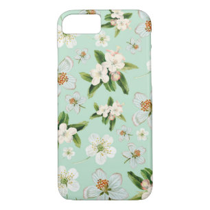 Vintage Spring Flower Blossoms Pattern Case-Mate iPhone Case