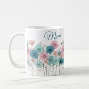 Vintage Spring Flowers for Mom Coffee Mug