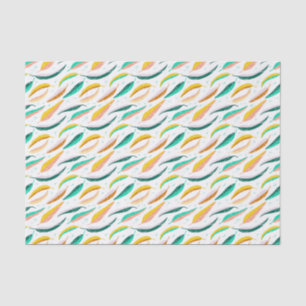 Vintage Spring Pastel Leaves Foliage Tissue Paper