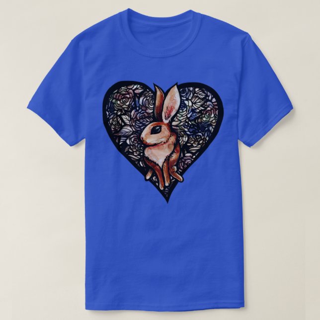 Vintage Spring Rabbit T-Shirt (Design Front)