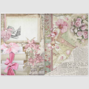 Vintage Spring Shabby Chic Series Design 3 Tissue Paper