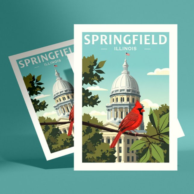 Vintage Springfield Illinois Postcard (Creator Uploaded)