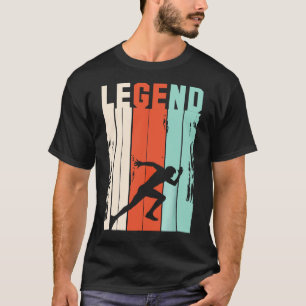Vintage Sprinting Running For Track Athletes T-Shirt