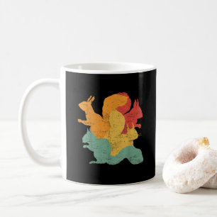 Vintage Squirrels Funny Forest Animal Rodent Lover Coffee Mug