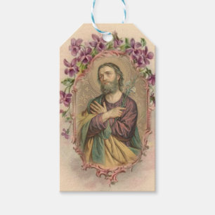 Vintage St. Joseph Feast Day March 19 Gift Tags