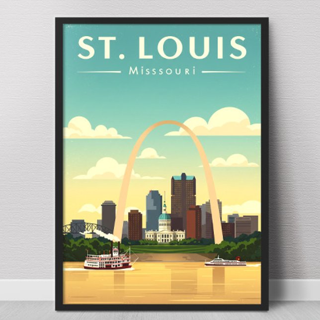Vintage St. Louis Missouri  Poster (Creator Uploaded)