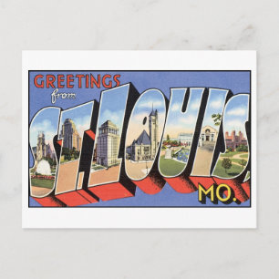 Vintage St. Louis, MO Carte postale