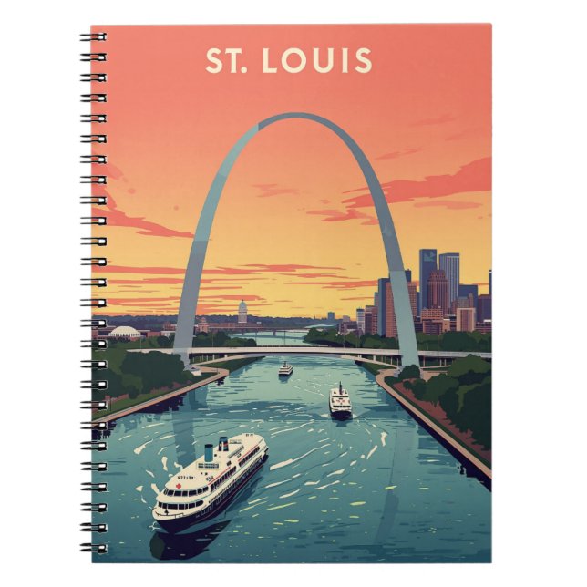 Vintage St. Louis Notebook (Front)
