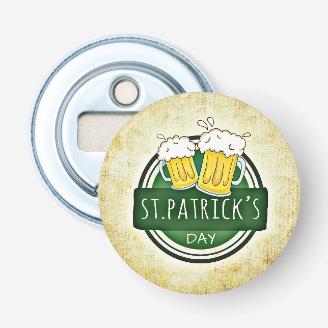 Vintage St Patrick's Day Bottle Opener (Front)