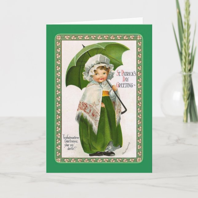 Vintage St Patrick's Day Card (Front)