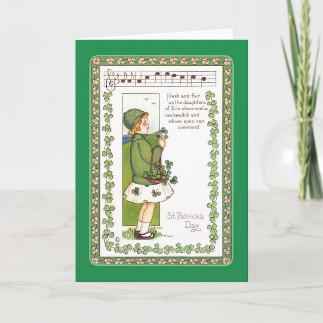 Vintage St Patrick's Day Card (Front)