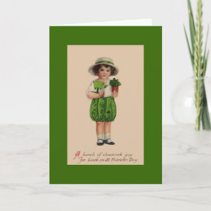 Vintage St. Patrick's Day Greeting Card